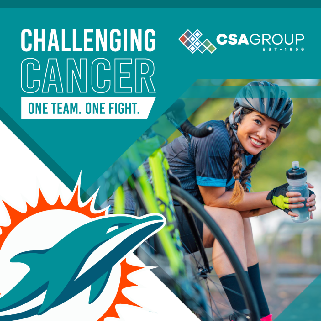 CSA Group Champions Cancer Research at Dolphins Cancer Challenge XV ...